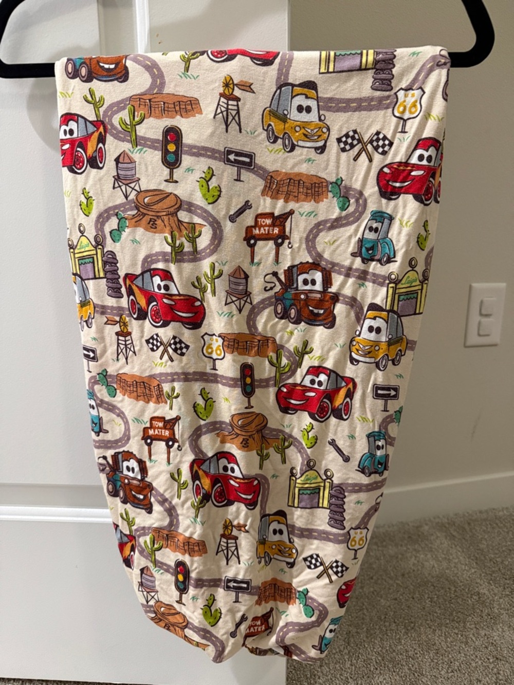 Little Sleepies Disney Cars Fitted Crib Sheet